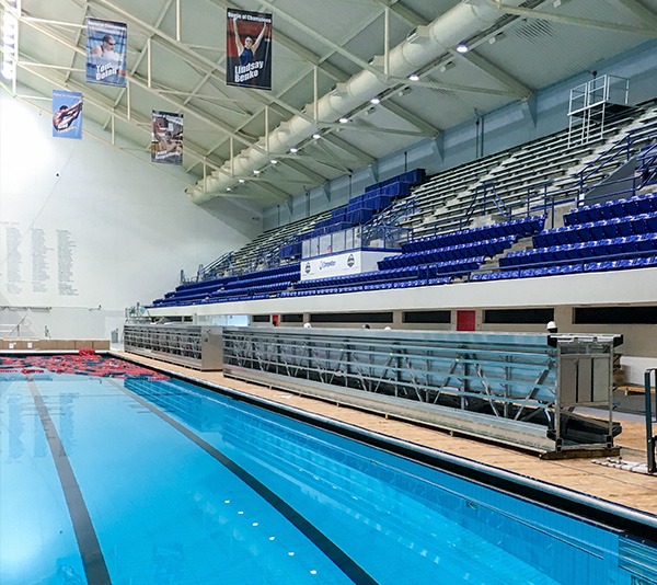 Indiana University Natatorium Competition & Training Pools Natare