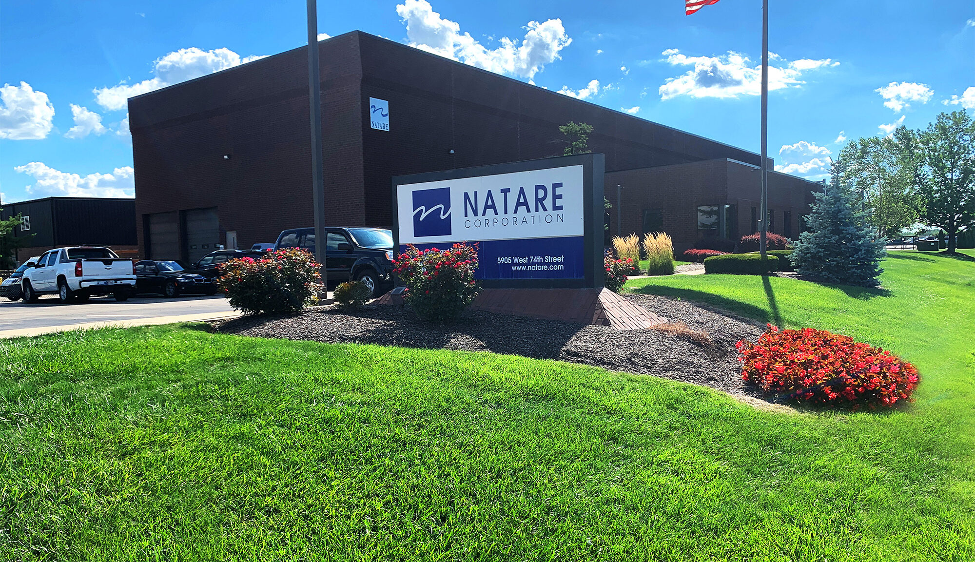 Natare Corporate headquarters and sign