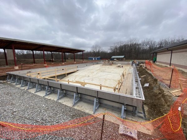 Camp Butternut Springs pool installation