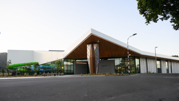 Te Ngaengae Pool + Fitness Centre entrance
