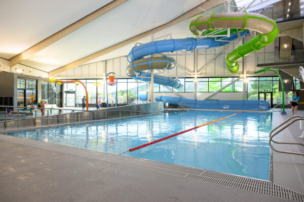 Te Ngaengae Pool + Fitness Centre 20m leisure pool with hydroslide