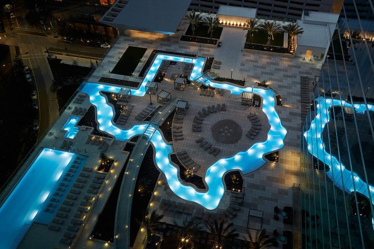 2016-Houston-Marriott-Lazy-River-Night