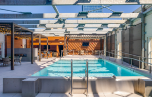 First National Center rooftop pool