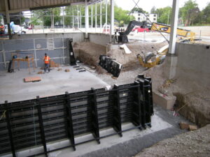 Oakville Trafalgar Community Centre pool wall installation