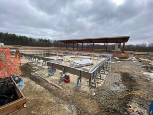 Installation of Camp Butternut Springs pool