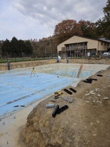 Doddridge County Park Pool preparation work