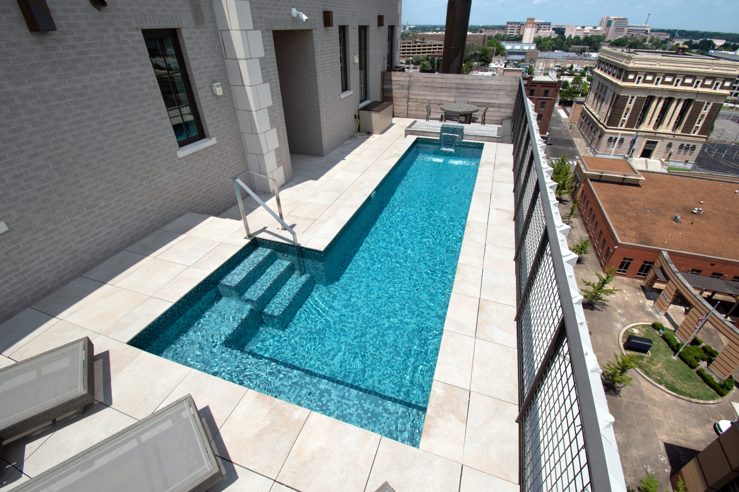 The Commonwealth penthouse pool