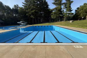 Livingston Park Pool lap pool PVC membrane installation