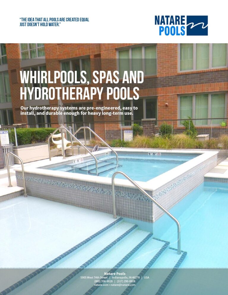 Whirlpools, Spas, and Hydrotherapy Pools Brochure